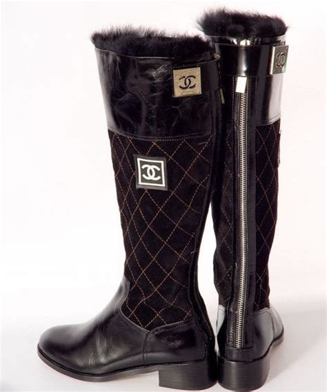 coco chanel riding boots|High boots .